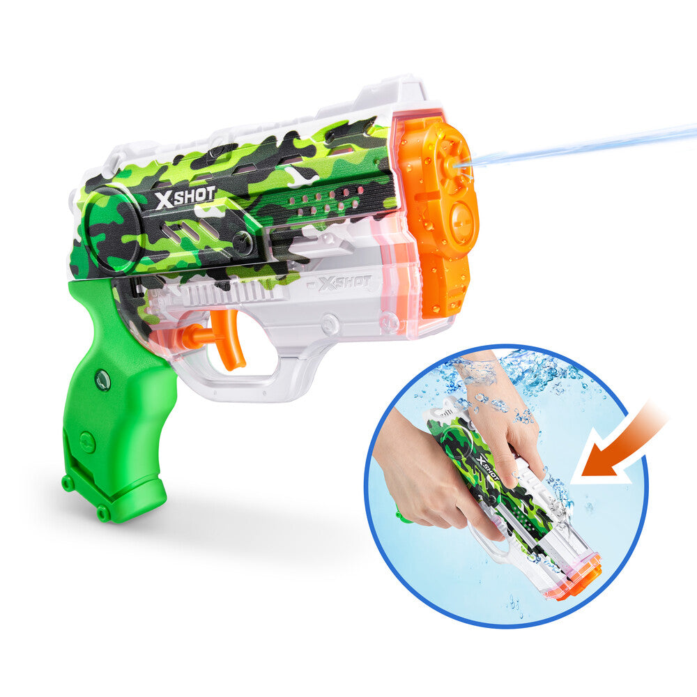 Xshot Water Fast-Fill Skins Nano Water Blaster ass
