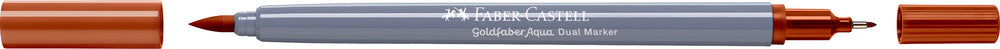 Tusser dobbelt Goldfaber Aqua burnt ochre 187