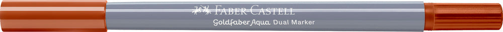 Tusser dobbelt Goldfaber Aqua burnt ochre 187