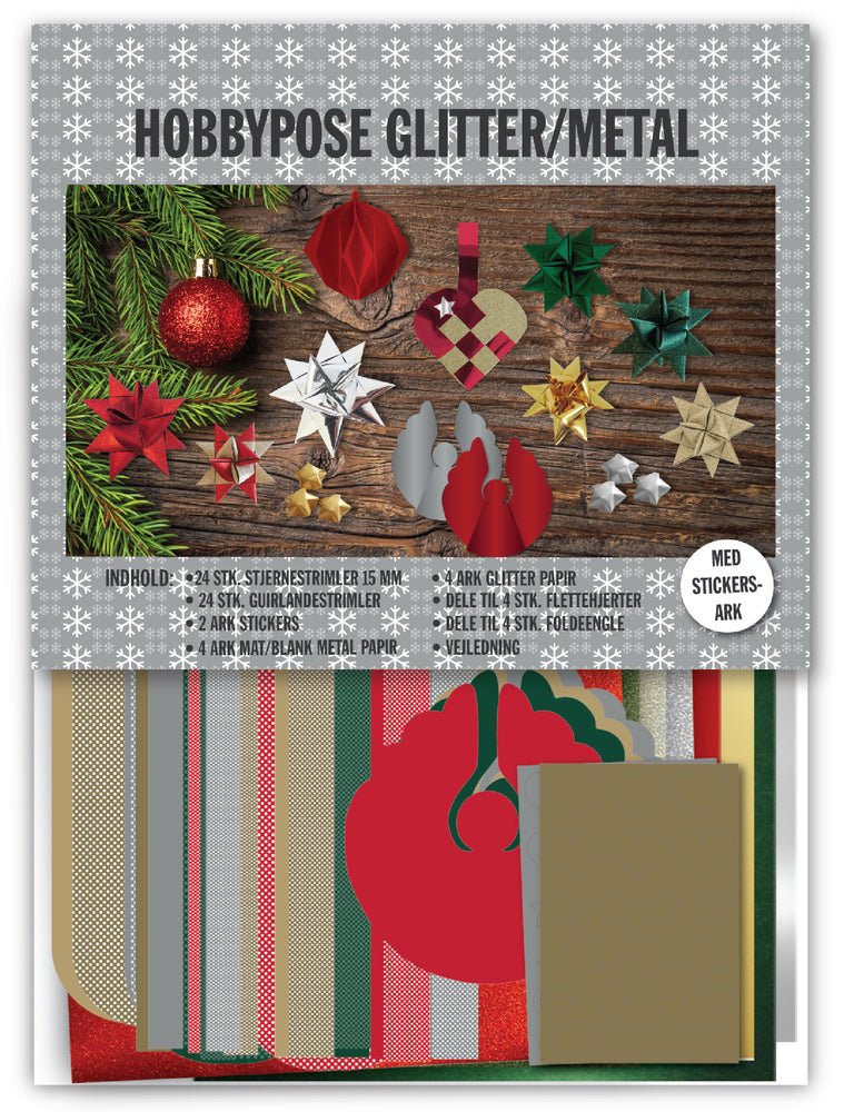 Hobbypose familie glitter/metallic