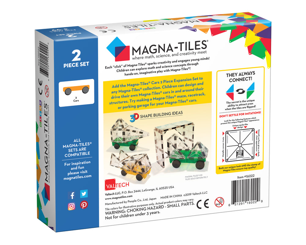 MAGNA-TILES Cars expansion sæt 2 stk