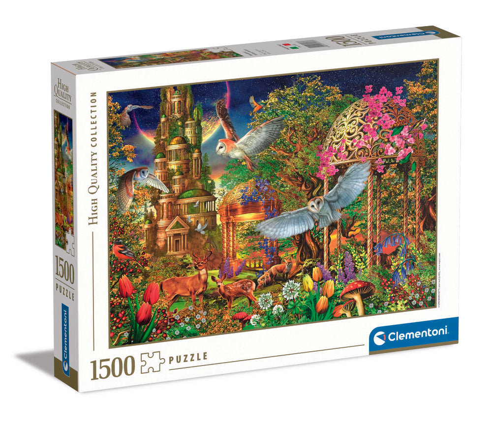 Puslespil Woodland fantasy garden 1500 brikker