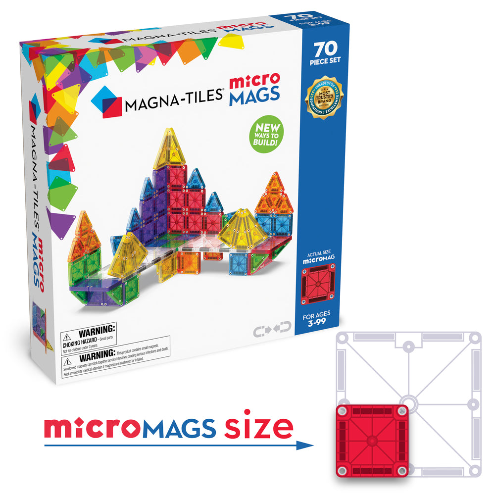 MAGNA-TILES microMAGS 70 stk