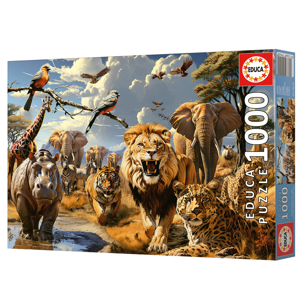 Puslespil wild animals 1000 brikker