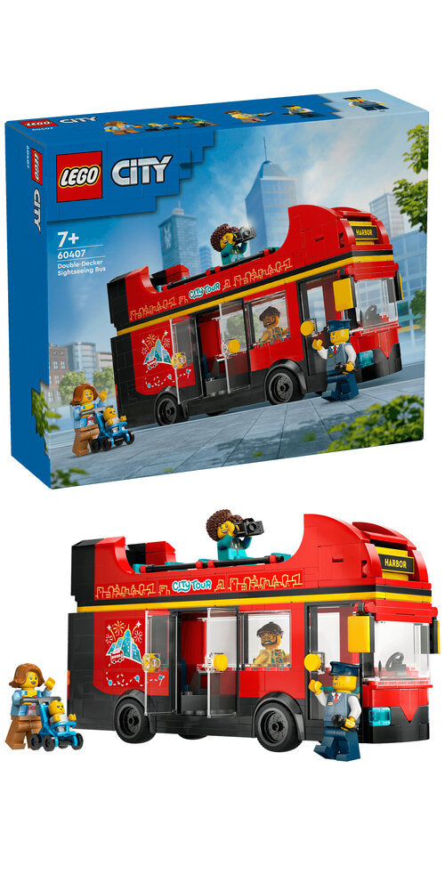 60407 LEGO City Great Vehicles Rød dobbeltdækker-turistbus