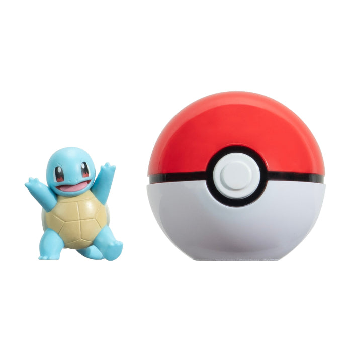 Pokemon clip n go Squirtle with poke ball