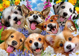 Puslespil Puppies Selfie Howard Robinson 1000 brikker