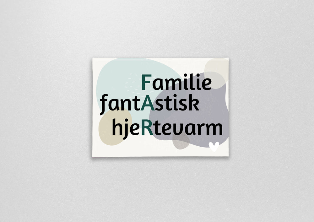 Magnet med citat far, du er fantastisk