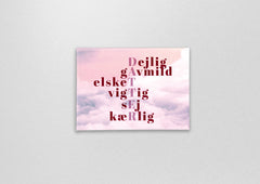 Magnet med citat datter, du er fantastisk