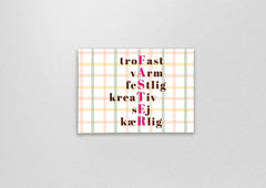 Magnet med citat faster, du er fantastisk
