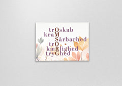Magnet med citat skab din egen ro, du er fantastisk