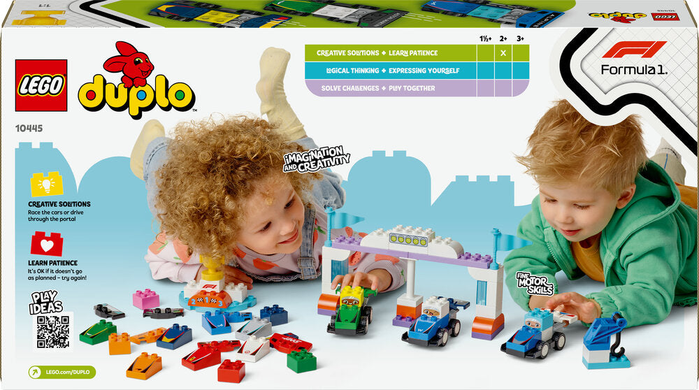 10445 LEGO DUPLO F1®-teams med racerbiler og kørere