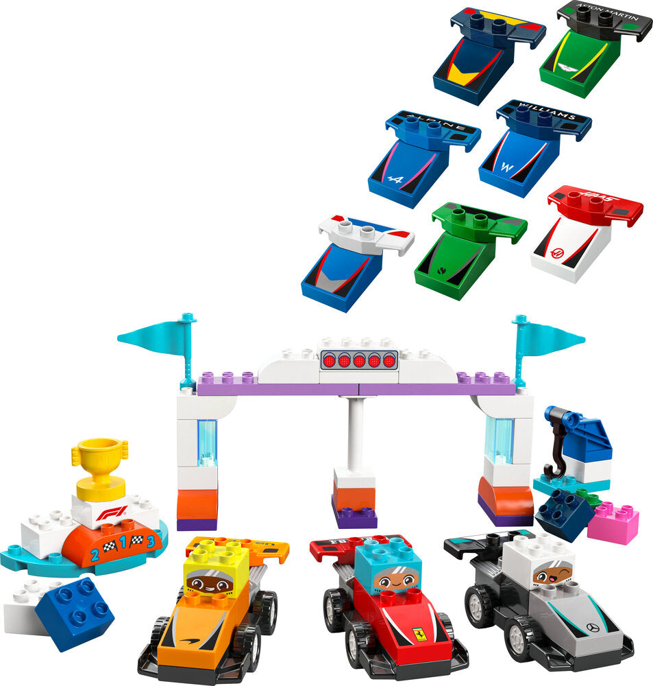 10445 LEGO DUPLO F1®-teams med racerbiler og kørere