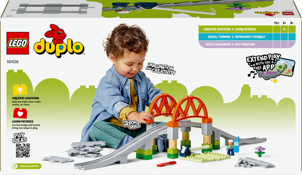 10426 LEGO DUPLO Town Togbro og spor – udvidelsessæt