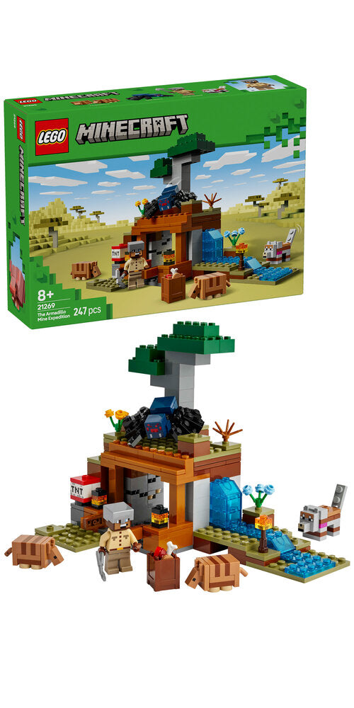 21269 LEGO Minecraft Bæltedyrs-mineekspeditionen