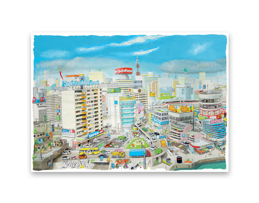 Den fantastiske bus - Ahnstarr City. Puslespil 1000 brikker
