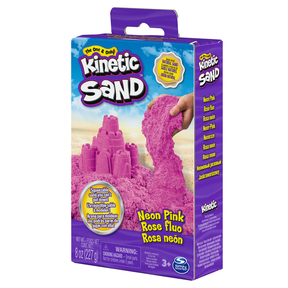 Kinetic Sand Neonboks med Primærfarver