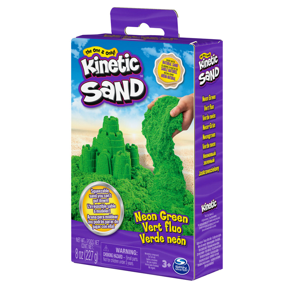 Kinetic Sand Neonboks med Primærfarver