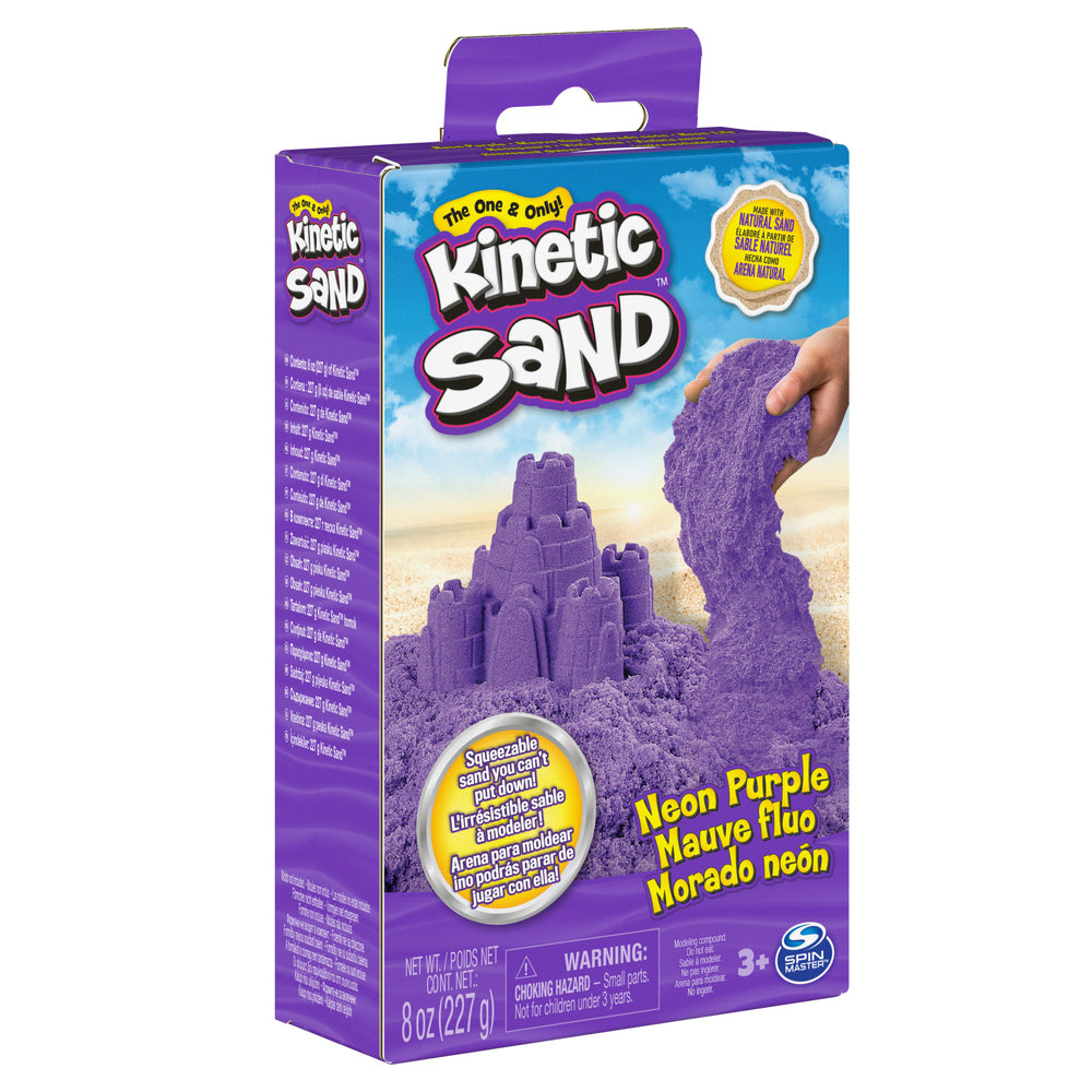 Kinetic Sand Neonboks med Primærfarver