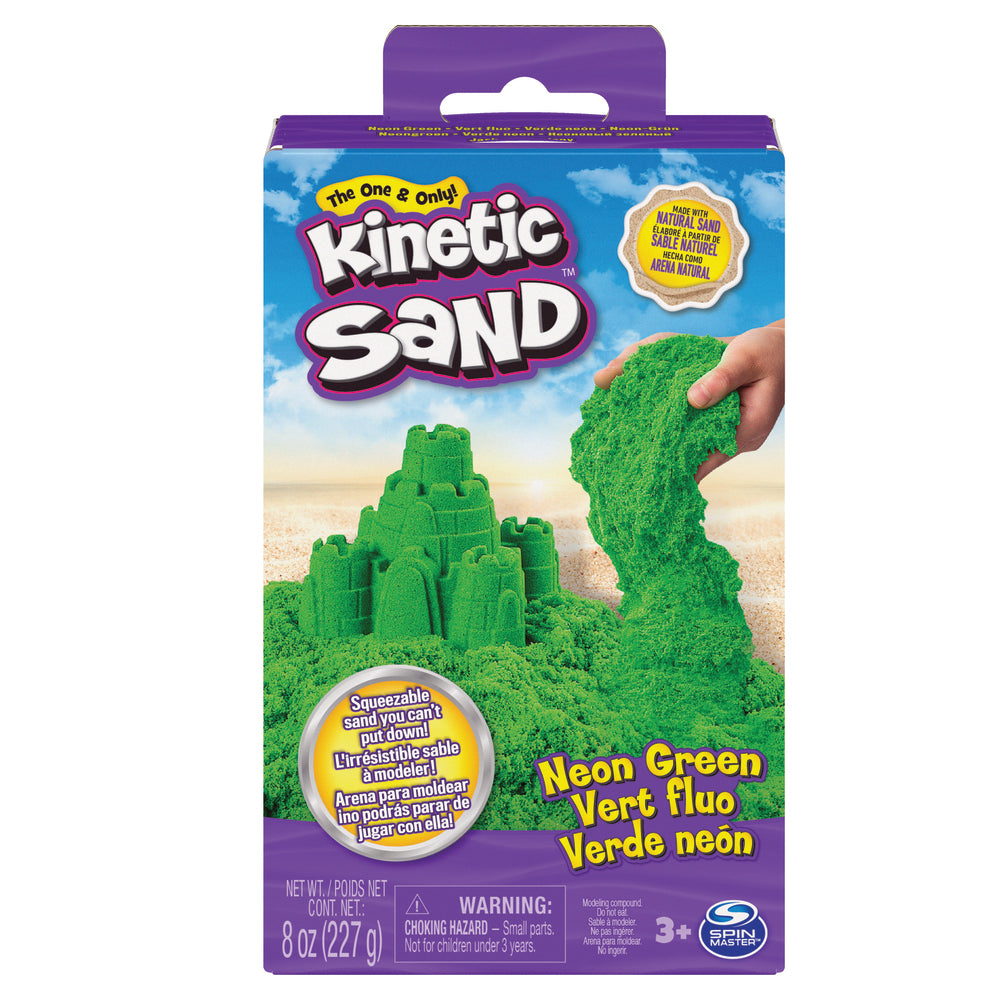 Kinetic Sand Neonboks med Primærfarver
