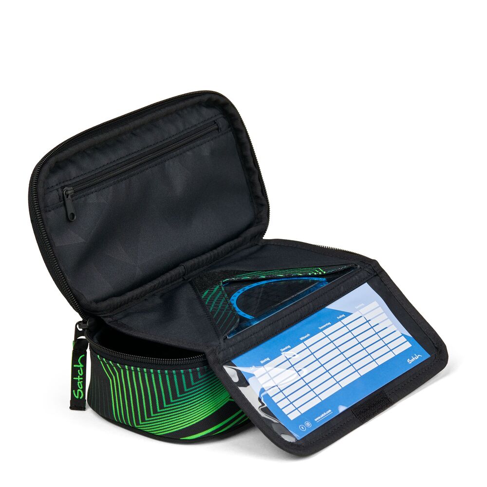 Penalhus BOX Satch Seismic GREEN M/VINKELMÅLER