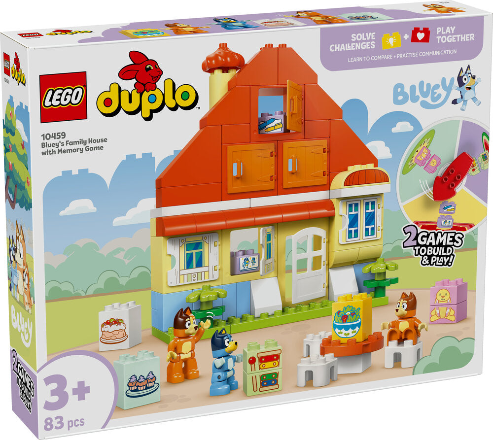 10459 LEGO DUPLO Bluey Blueys families hus med huskespil