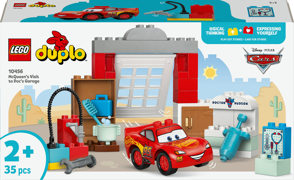 10456 LEGO DUPLO Disney Lynet McQueens besøg i Docs værksted