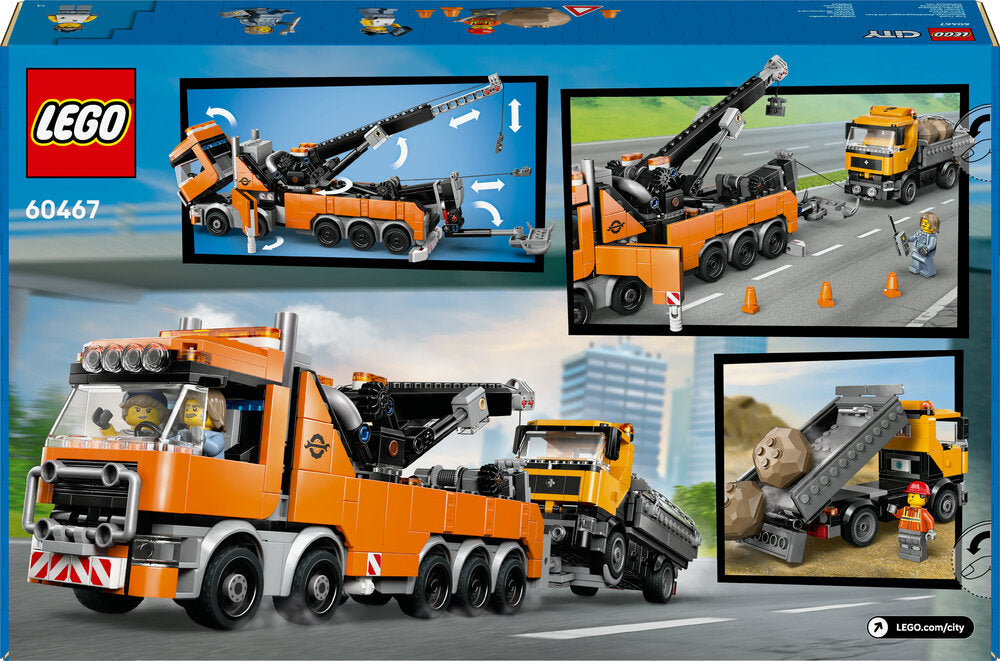 60467 LEGO City Stort bjærgningskøretøj med kran