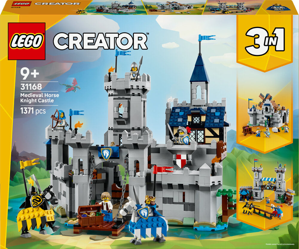 31168 LEGO Creator Hesteriddernes middelalderborg