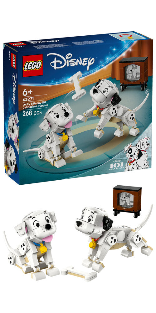 43271 LEGO Disney Hvalpene Lucky og Penny fra 101 dalmatinere