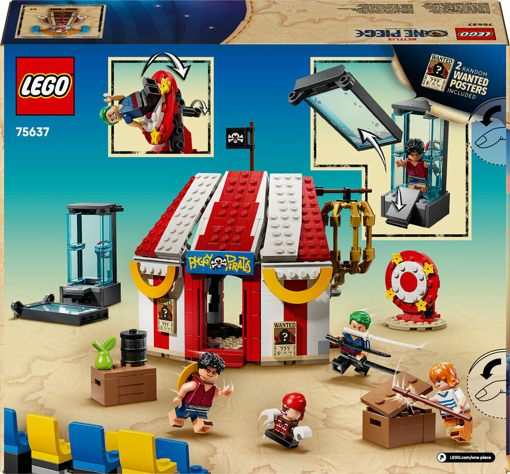75637 LEGO ONE PIECE Klovnen Buggys cirkustelt