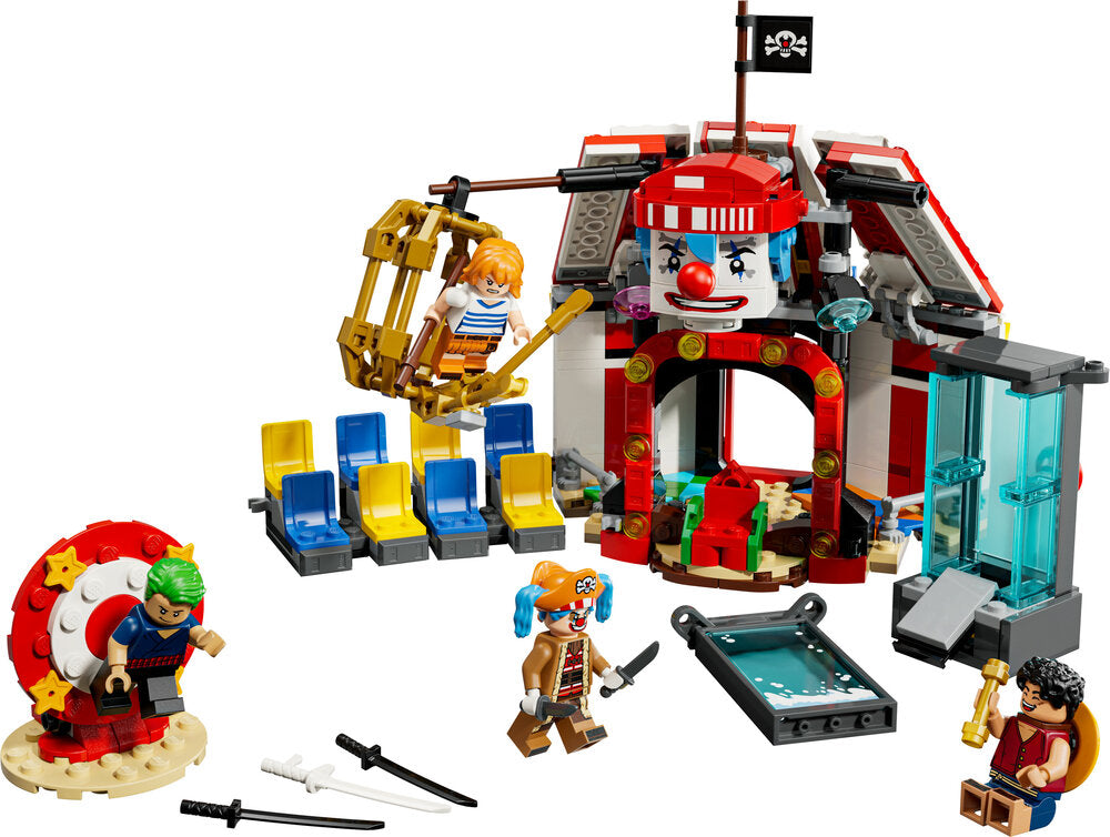 75637 LEGO ONE PIECE Klovnen Buggys cirkustelt