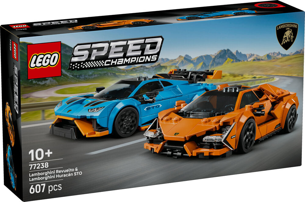 77238 LEGO Speed Champions Lamborghini Revuelto og Huracán STO
