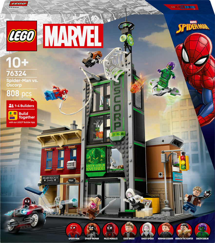 76324 LEGO Super Heroes Spider-Man mod Oscorp