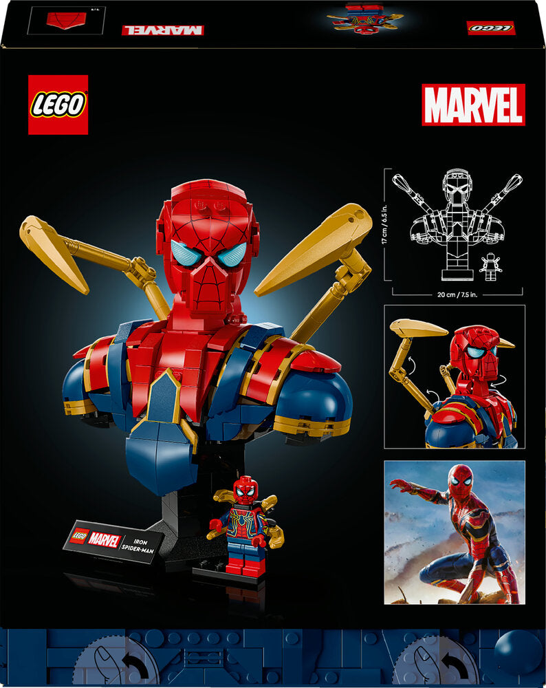 76326 LEGO Super Heroes Marvel Iron Spider-Man-buste
