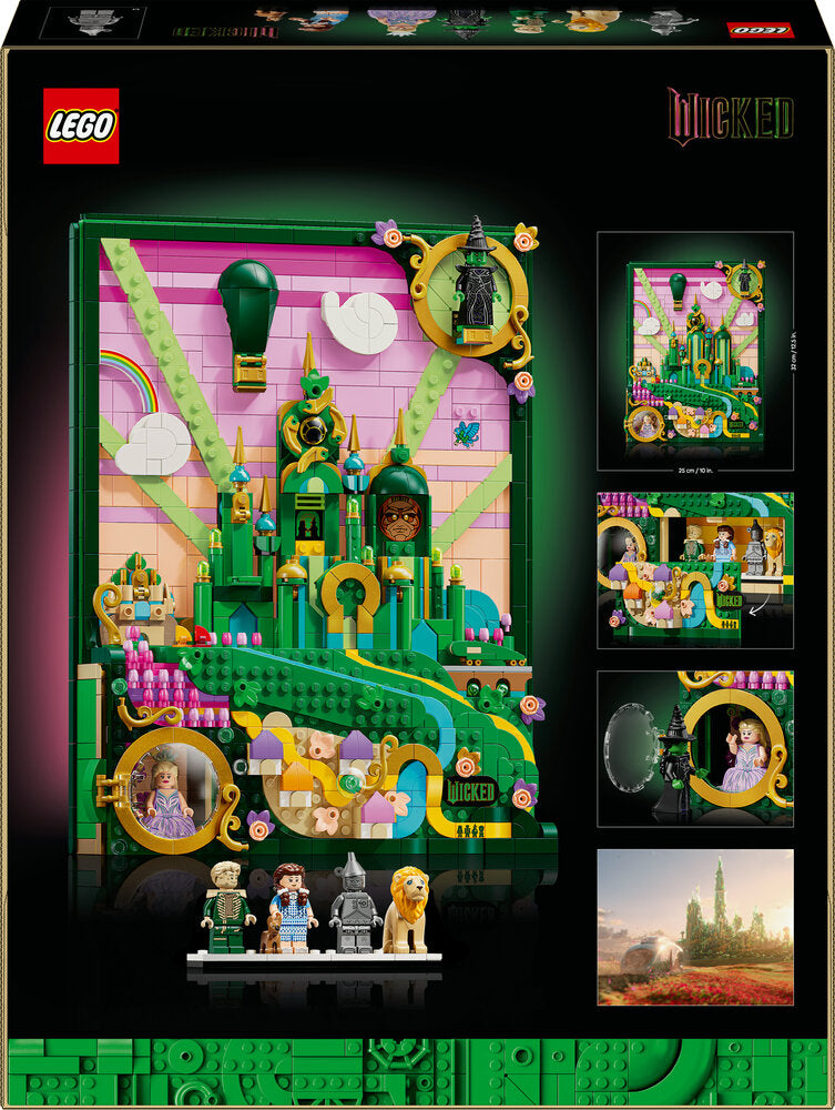 75685 LEGO Wicked Emerald City-vægkunst