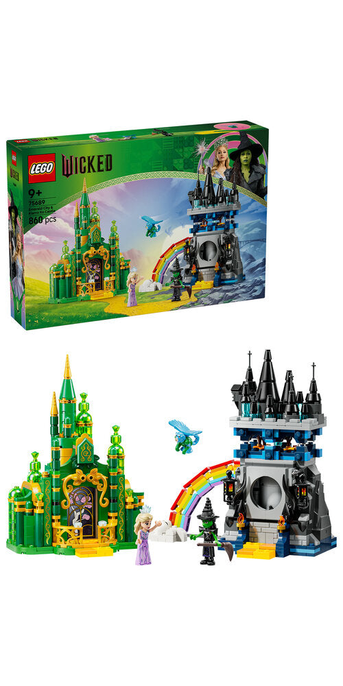 75689 LEGO Wicked Emerald City og Kiamo Ko-slottet