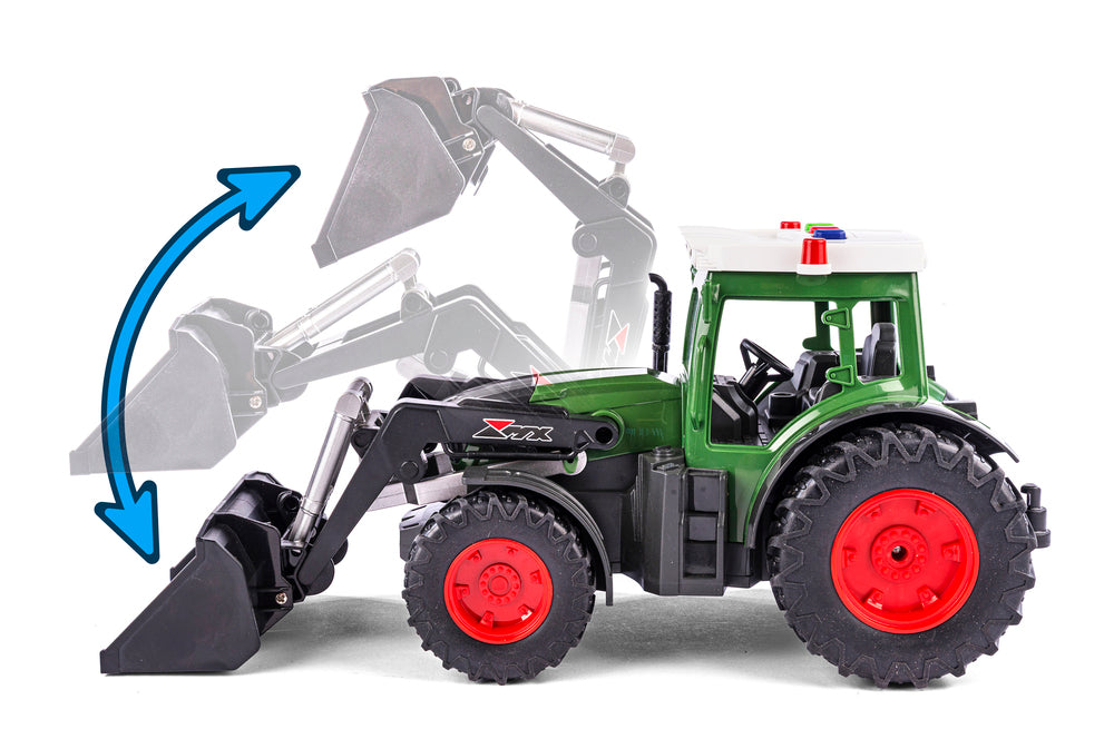TRAKTOR MED SKOVL FRIKTION, 27 CM