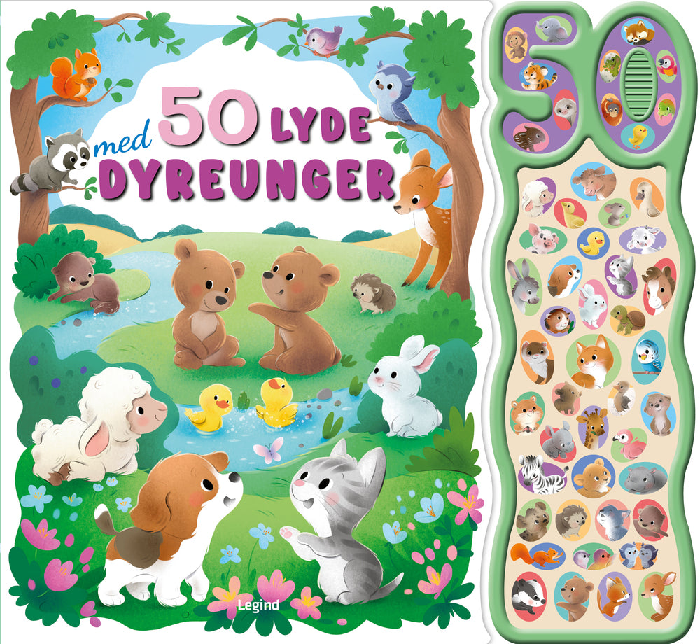 50 lyde med dyreunger