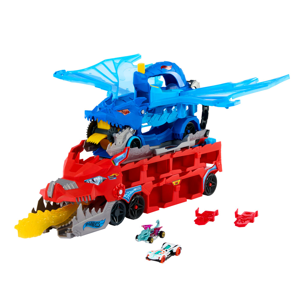 Hot Wheels City Ultimativt Dobbelt Drage-Transporter