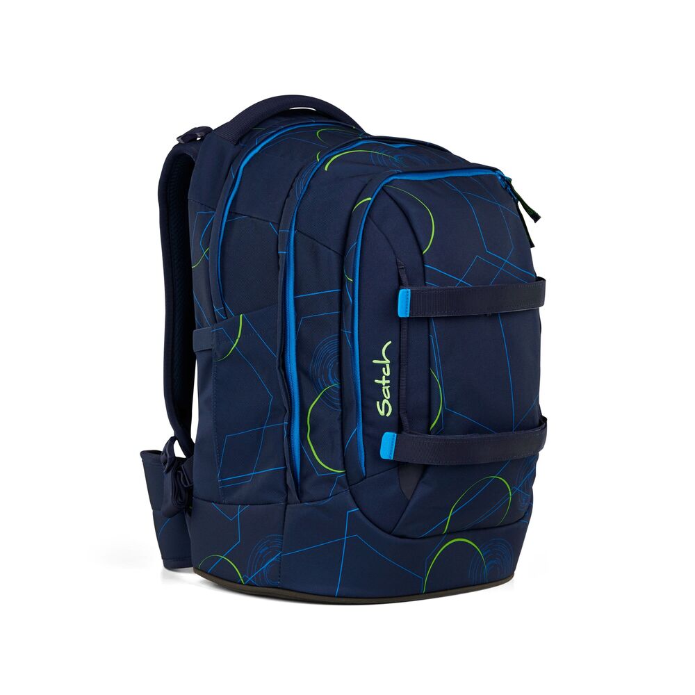 Skoletaske Satch Blue Tech