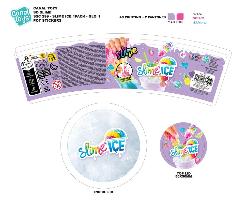 So slime slime ice cup ass
