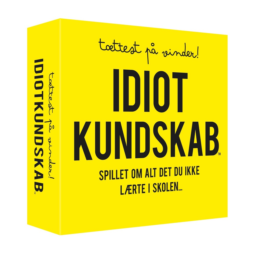 Idiotkundskab Tættest på vinder!