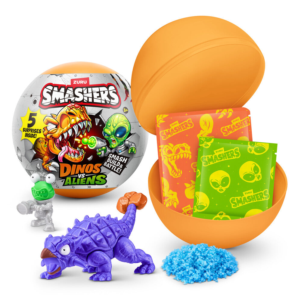 SMASHERS DINO vs aliens ass