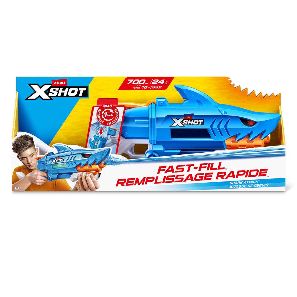 Xshot WATER Fast Fill vandpistol, haj