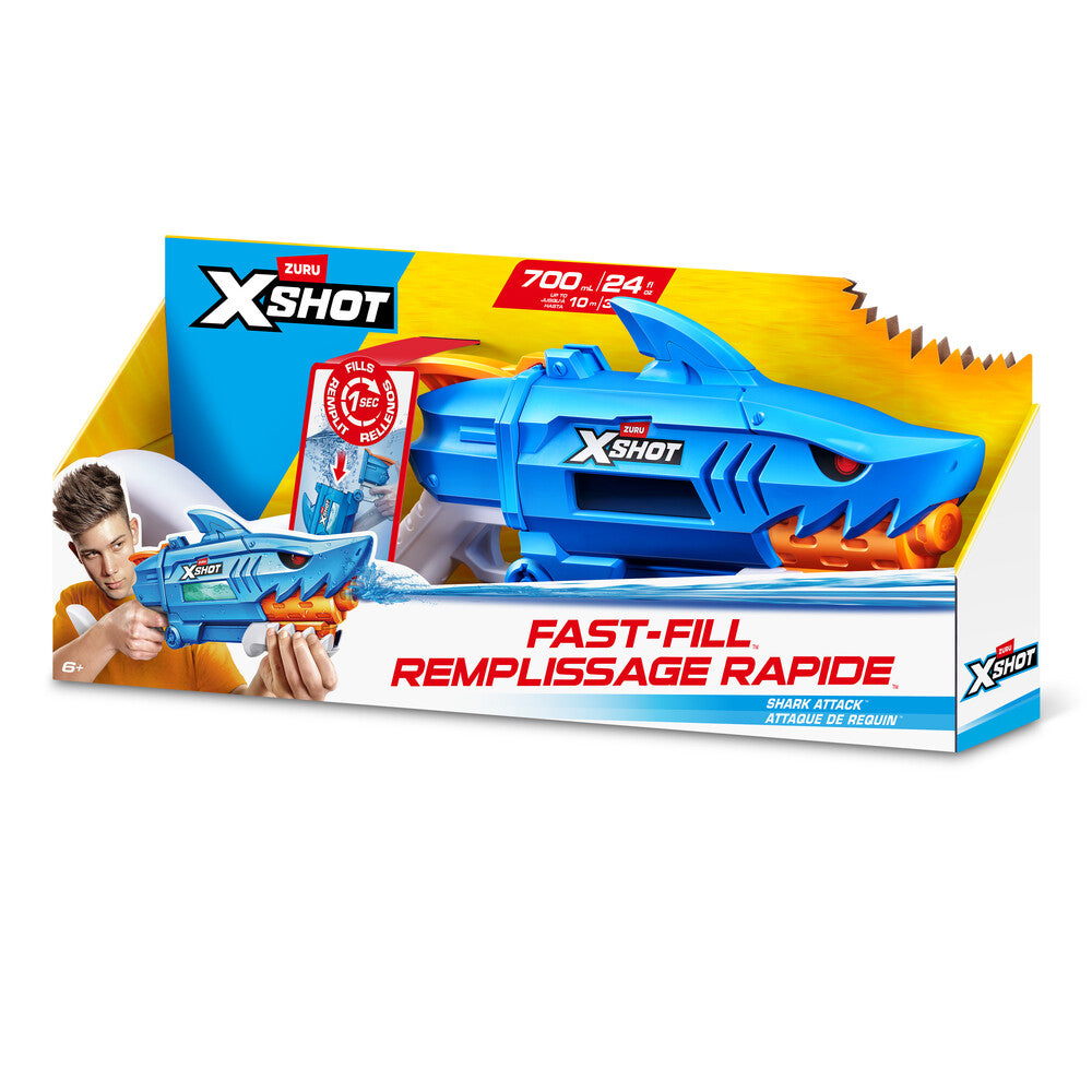 Xshot WATER Fast Fill vandpistol, haj