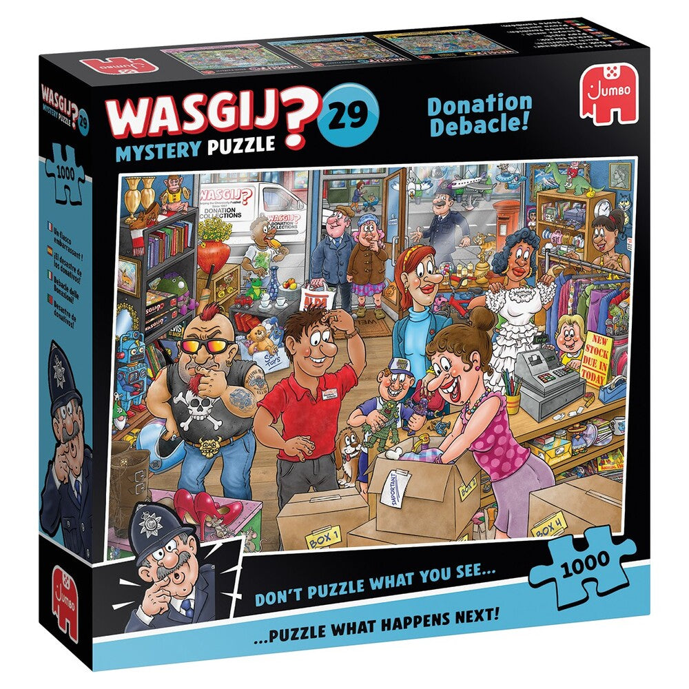 Puslespil Wasgij Mystery 29 Donation Debacle! 1000 brikker