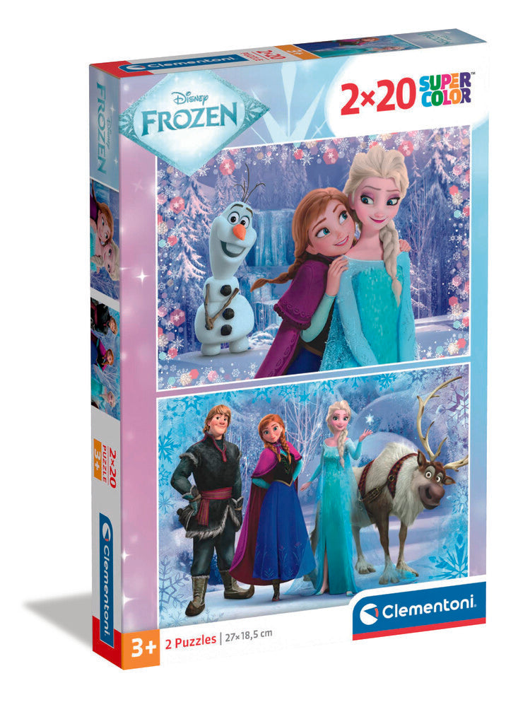 Puslespil Frozen 2x20 brikker