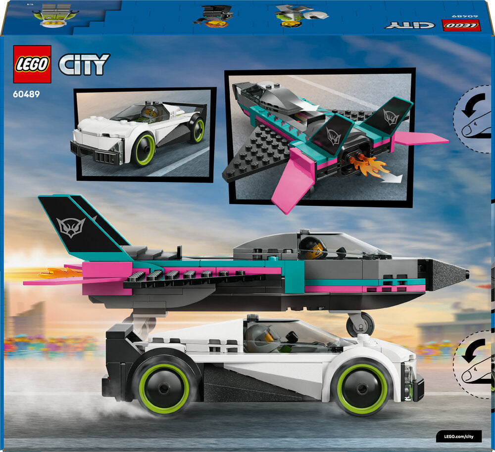 60489 LEGO City Jetfly mod racerbil