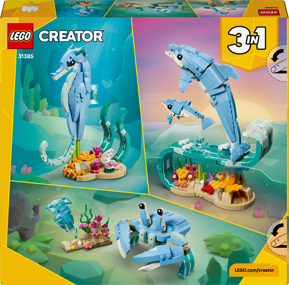 31385 LEGO Creator Havdyr: Smukke delfiner